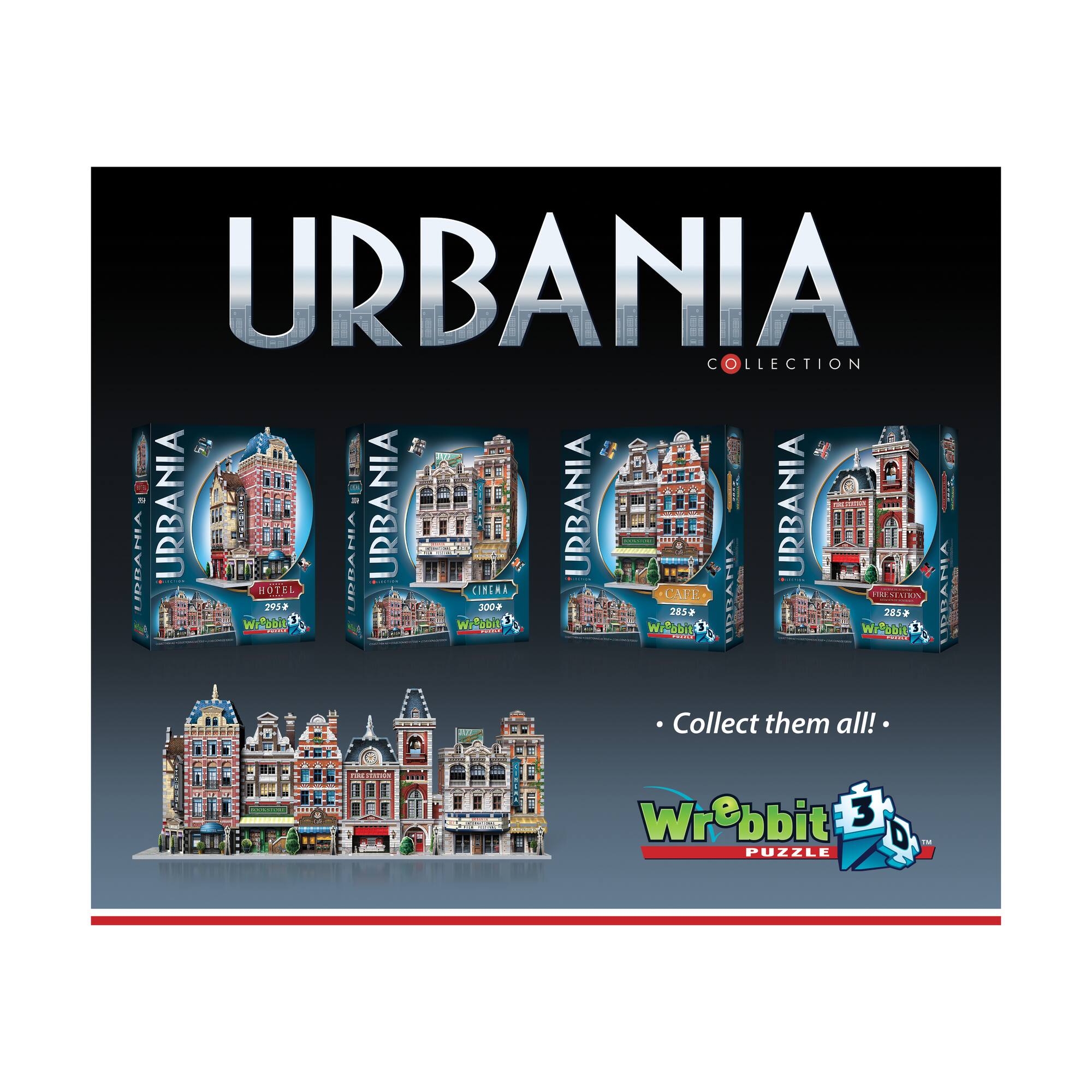 Urbania Collection - Hotel 3D Puzzle: 295 Pcs